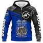 Fleece Zip Hoodie - matching personalized product design - front view