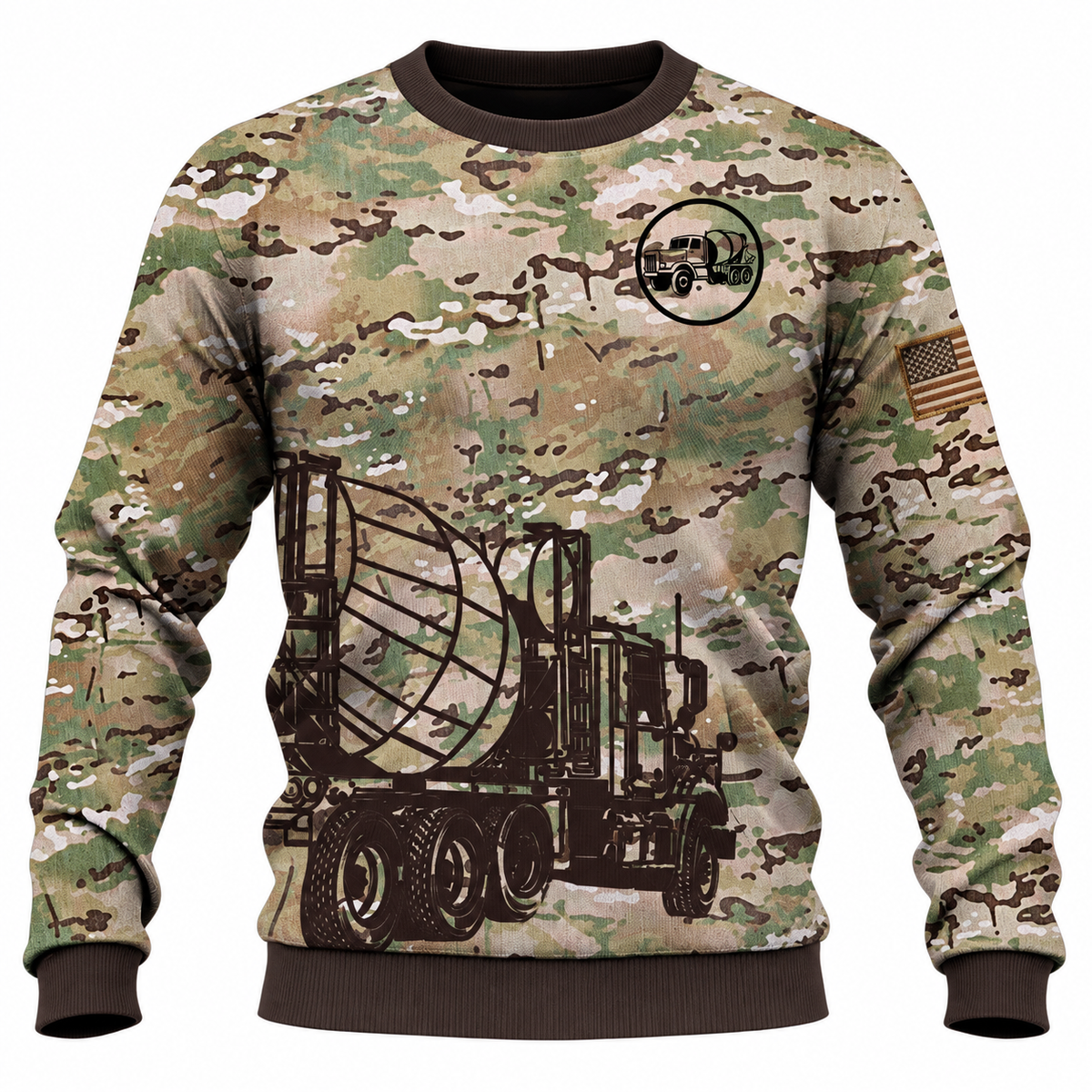 Sweatshirt - matching personalized product design - front view