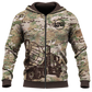 Zip Hoodie - matching personalized product design - front view