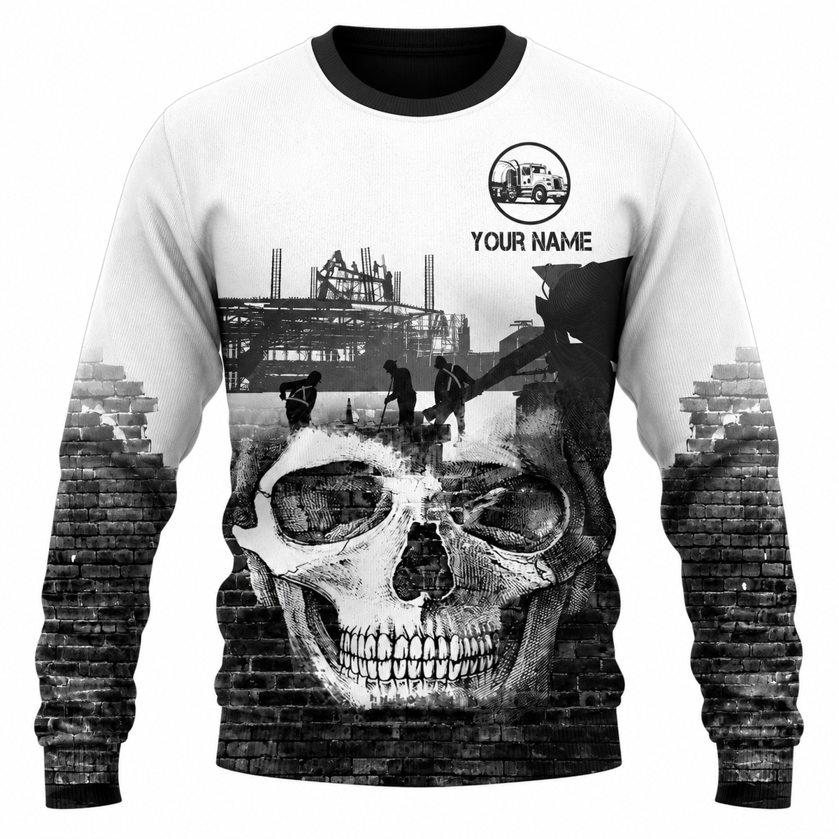 Sweatshirt - matching personalized product design - front view