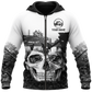 Zip Hoodie - matching personalized product design - front view