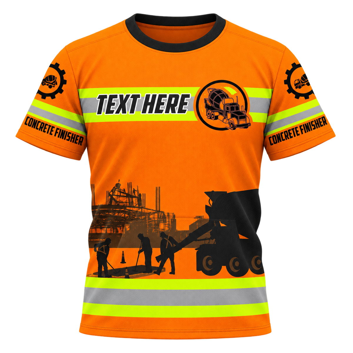 T-Shirt - matching personalized product design - front view