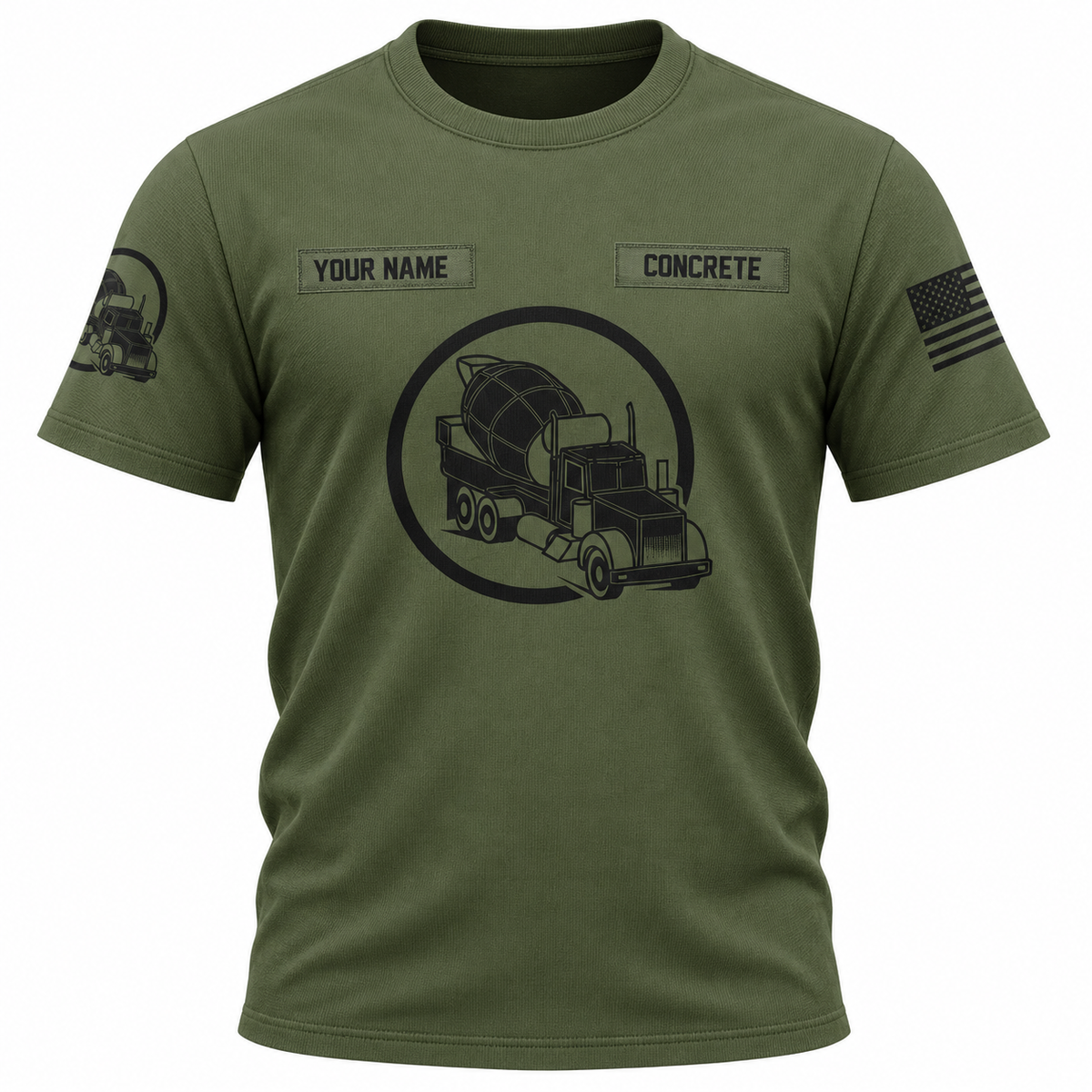 T-Shirt - matching personalized product design - front view