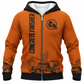 Fleece Zip Hoodie - matching personalized product design - front view