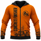 Zip Hoodie - matching personalized product design - front view