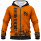 Fleece Zip Hoodie - matching personalized product design - front view