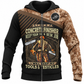 Zip Hoodie - matching personalized product design - front view