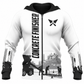 Zip Hoodie - matching personalized product design - front view