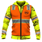 Zip Hoodie - matching personalized product design - front view