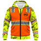 Fleece Zip Hoodie - matching personalized product design - front view