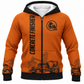 Fleece Zip Hoodie - matching personalized product design - front view