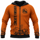 Zip Hoodie - matching personalized product design - front view