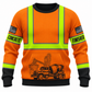 Sweatshirt - matching personalized product design - front view