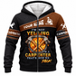 Fleece Zip Hoodie - matching personalized product design - front view