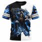 Personalized Carpenter Hoodie & T-Shirt - Blue Camouflage Grim Reaper – T-Shirt, front view
