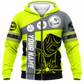 Personalized Welder Hoodie & T-Shirt - Neon Yellow Welding Helmet – Fleece Zip Hoodie, front view