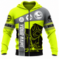 Personalized Welder Hoodie & T-Shirt - Neon Yellow Welding Helmet – Zip Hoodie, front view