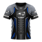 Personalized Plumber Hoodie & T-Shirt - Black Blue Plumbing Armour Print – T-Shirt, front view