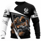 Personalized Plumber Hoodie & T-Shirt - Black White Plumber At Work – Sweatshirt, front view