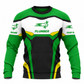 Personalized Plumber Hoodie & T-Shirt - Green White Plumbing Badge – Sweatshirt, front view