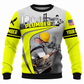 Personalized Plumber Hoodie & T-Shirt - Yellow Grey Pipe Repair Illustration – Sweatshirt, front view