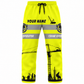 Personalized Crane Operator Hoodie & T-Shirt - Yellow Crane Print – Long Pants, front view
