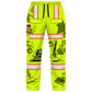 Personalized Excavator Operator Hoodie & T-Shirt - Yellow Excavator Vest Print – Long Pants, front view