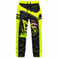 Personalized Excavator Operator Hoodie & T-Shirt - Neon Yellow American Flag Excavator – Long Pants, front view