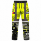 Personalized Concrete Cutter Hoodie & T-Shirt - Yellow Gear Print Heavy Equipment – Long Pants, front view