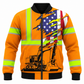 Bomber Jacket - matching personalized product design - front view