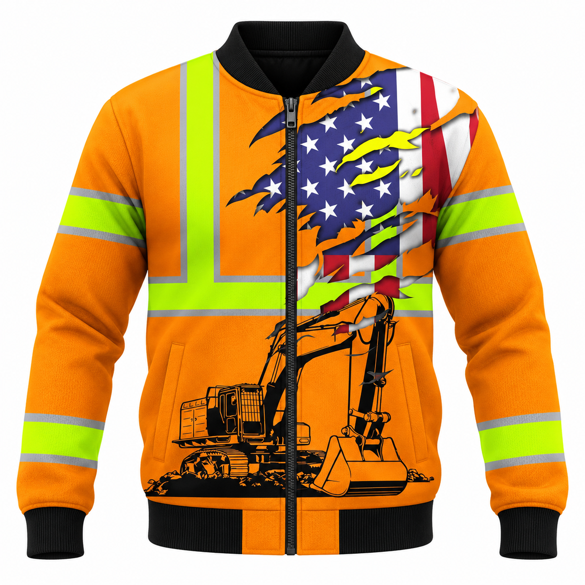 Bomber Jacket - matching personalized product design - front view