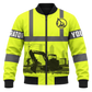 Bomber Jacket - matching personalized product design - front view