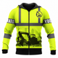 Zip Hoodie - matching personalized product design - front view