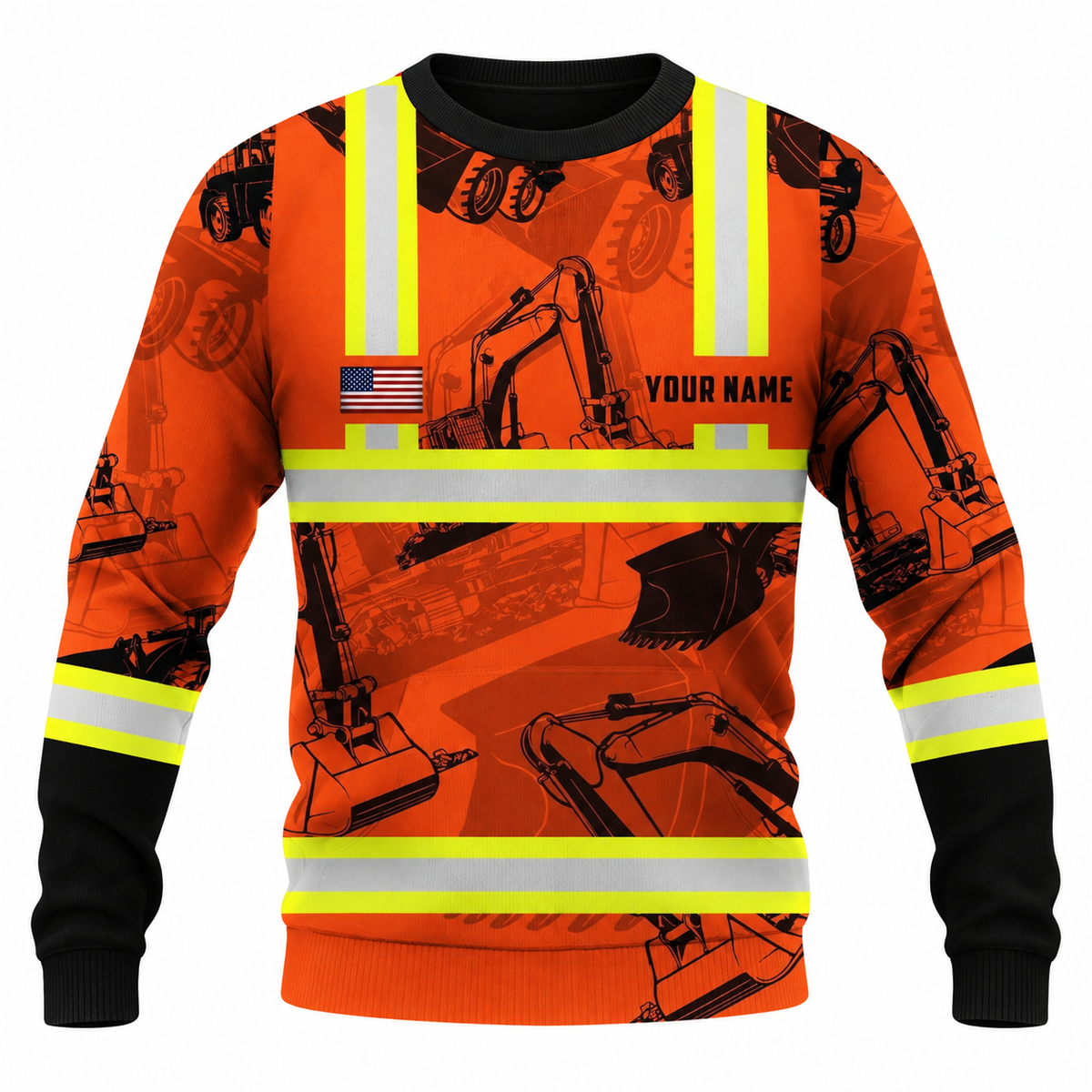 Sweatshirt - matching personalized product design - front view