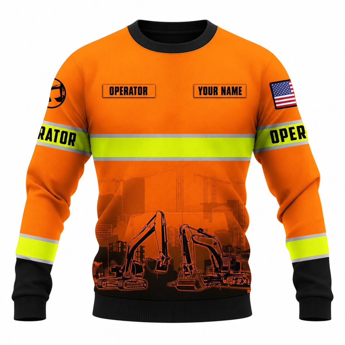 Sweatshirt - matching personalized product design - front view