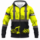 Fleece Zip Hoodie - matching personalized product design - front view