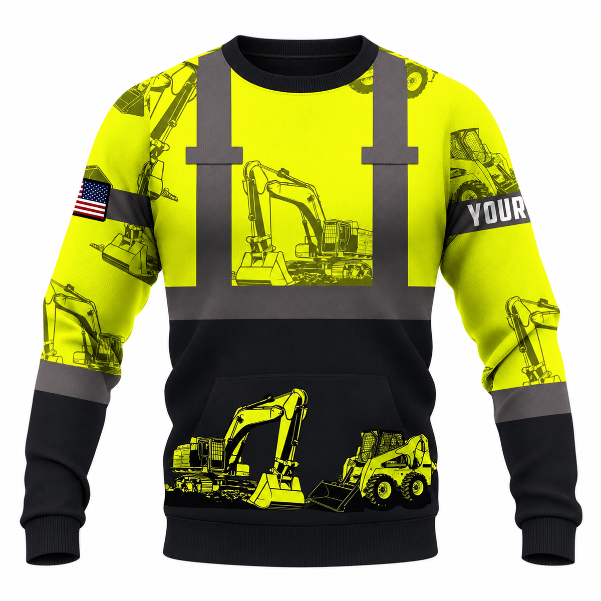 Sweatshirt - matching personalized product design - front view