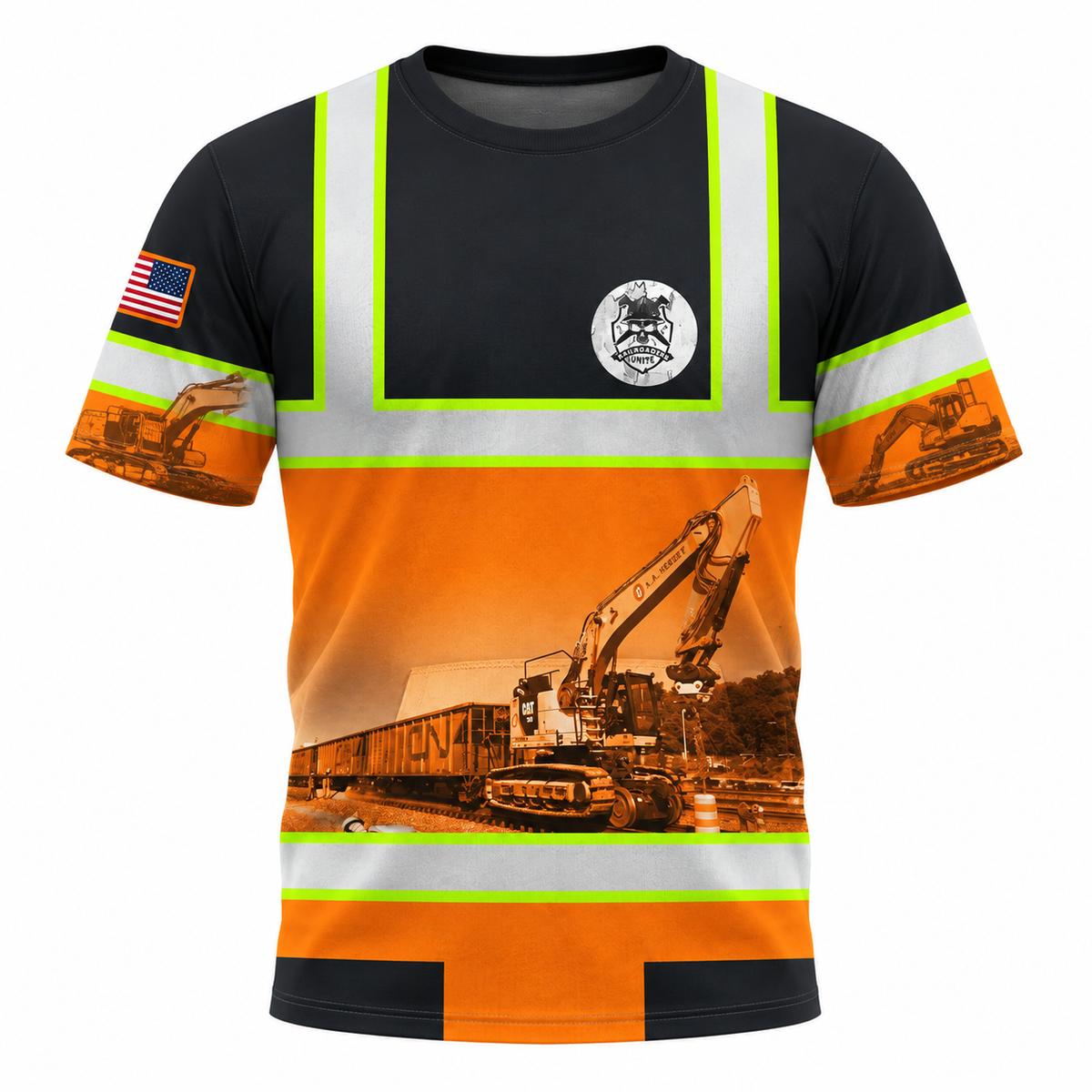 T-Shirt - matching personalized product design - front view
