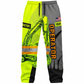 Personalized Excavator Operator Hoodie & T-Shirt - Yellow Grey Diagonal Excavator – Long Pants, front view