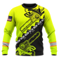 Personalized Logger Hoodie & T-Shirt - Neon Yellow Black Chainsaw Chain – Sweatshirt, front view