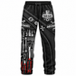 Personalized Mechanic Hoodie & T-Shirt - Black Tool Box Print – Long Pants, front view
