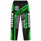 Personalized Mechanic Hoodie & T-Shirt - Green Tool Box Print – Long Pants, front view