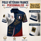 Personalized France Soldier Veteran with Name and Rank Polo All Over Printed - QK1779753628