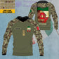 Personalized Italy Soldier/ Veteran Camo With Name And Rank Hoodie - 1306230001