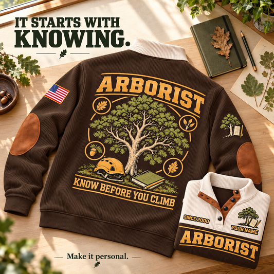 ARB02 personalized Arborist sweatshirt square ad