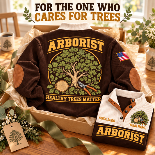 ARB07 personalized Arborist sweatshirt square ad