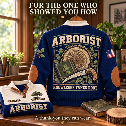 ARB10 personalized Arborist sweatshirt square ad