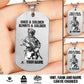 Personalized Australia Soldier/Veteran with Rank And Name Dog Tag Necklace - 17478720