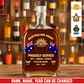 Personalized Australian Soldier/ Veteran With Rank, Name And Year Whiskey Bottle Glass - 17781984