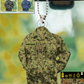 Personalized Australia Veteran/Soldier Christmas with Name and Rank Ornament Printed - 17318880